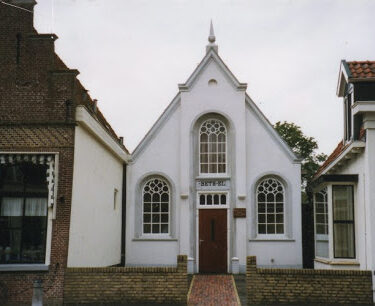 Afbeelding van "Baptisten kerk, het witte kerkje op It Sud"