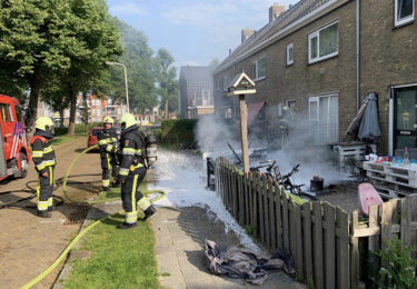 Foto bij het artikel: "Brand aan Hammole"