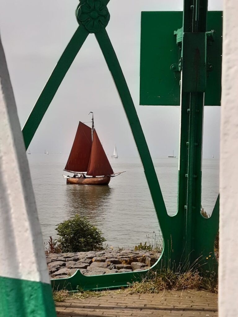 De eerste zeilwedstrijd voor Staverse Jollen, in Stavoren, kon doorgaan!