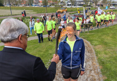 Foto bij het artikel: "Bevrijdingsvuur komt aan in Workum"