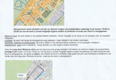 Foto bij het artikel: "Afsluiting wegen in Workum dit weekend"