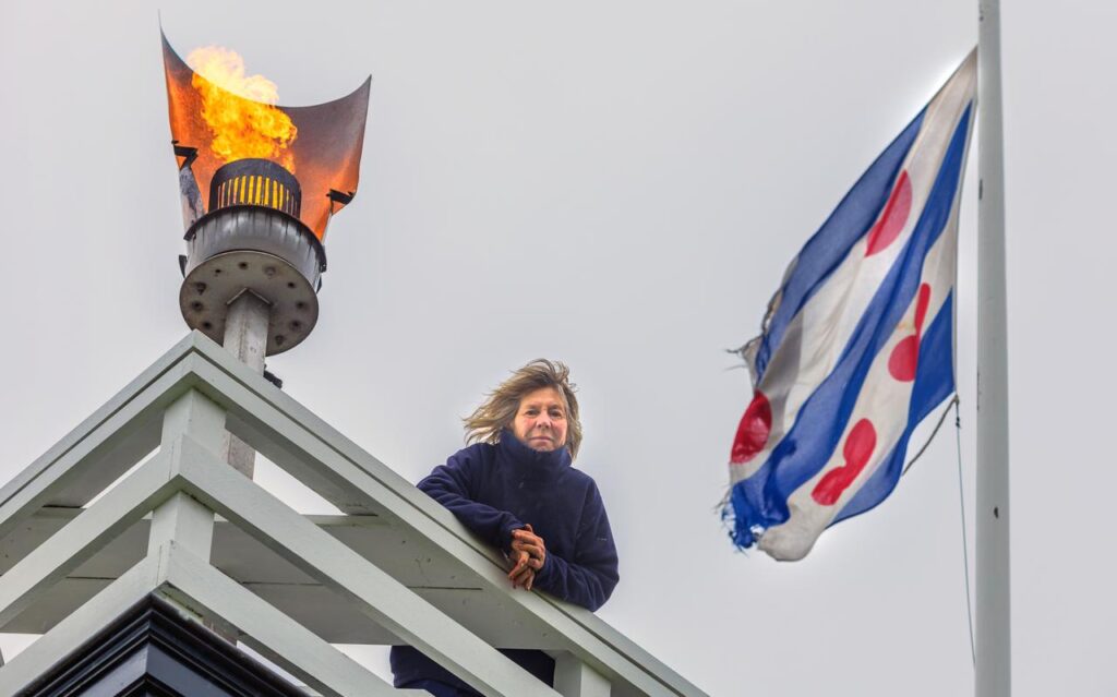 In ganzenpas naar bos van Reid, grondlegger van de Strontrace