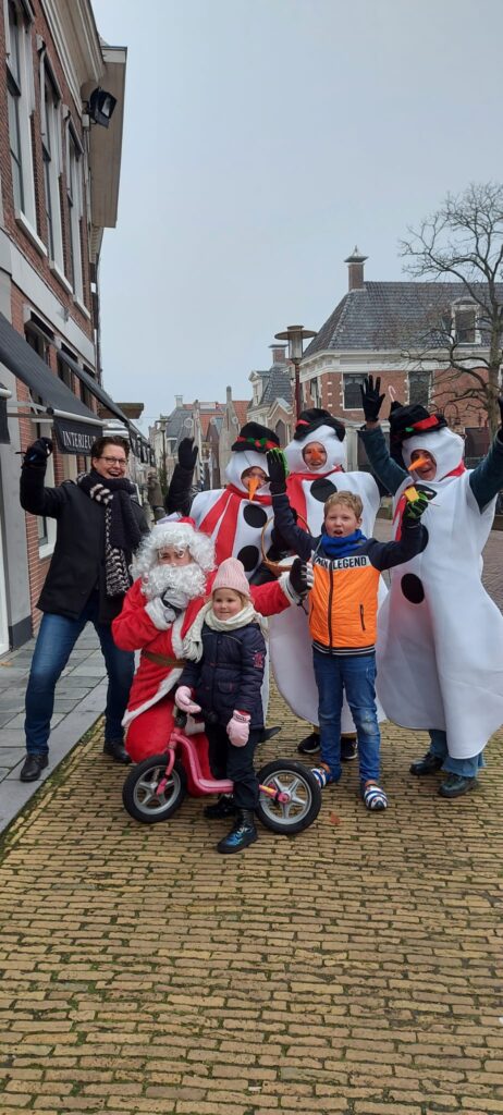 Kerstman komt naar Workum met arrenslee