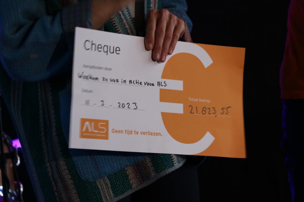 Waanzinnig bedrag Stichting ALS!