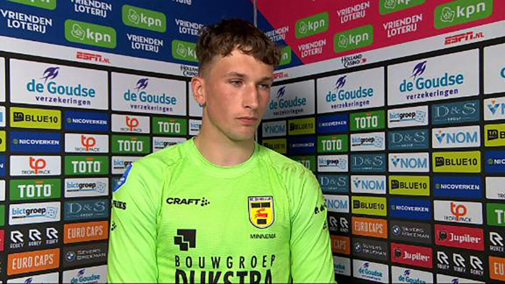 Eredivisiedebuut Minnema 