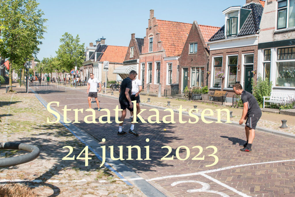 Prachtige straatkaatspartij op it Noard