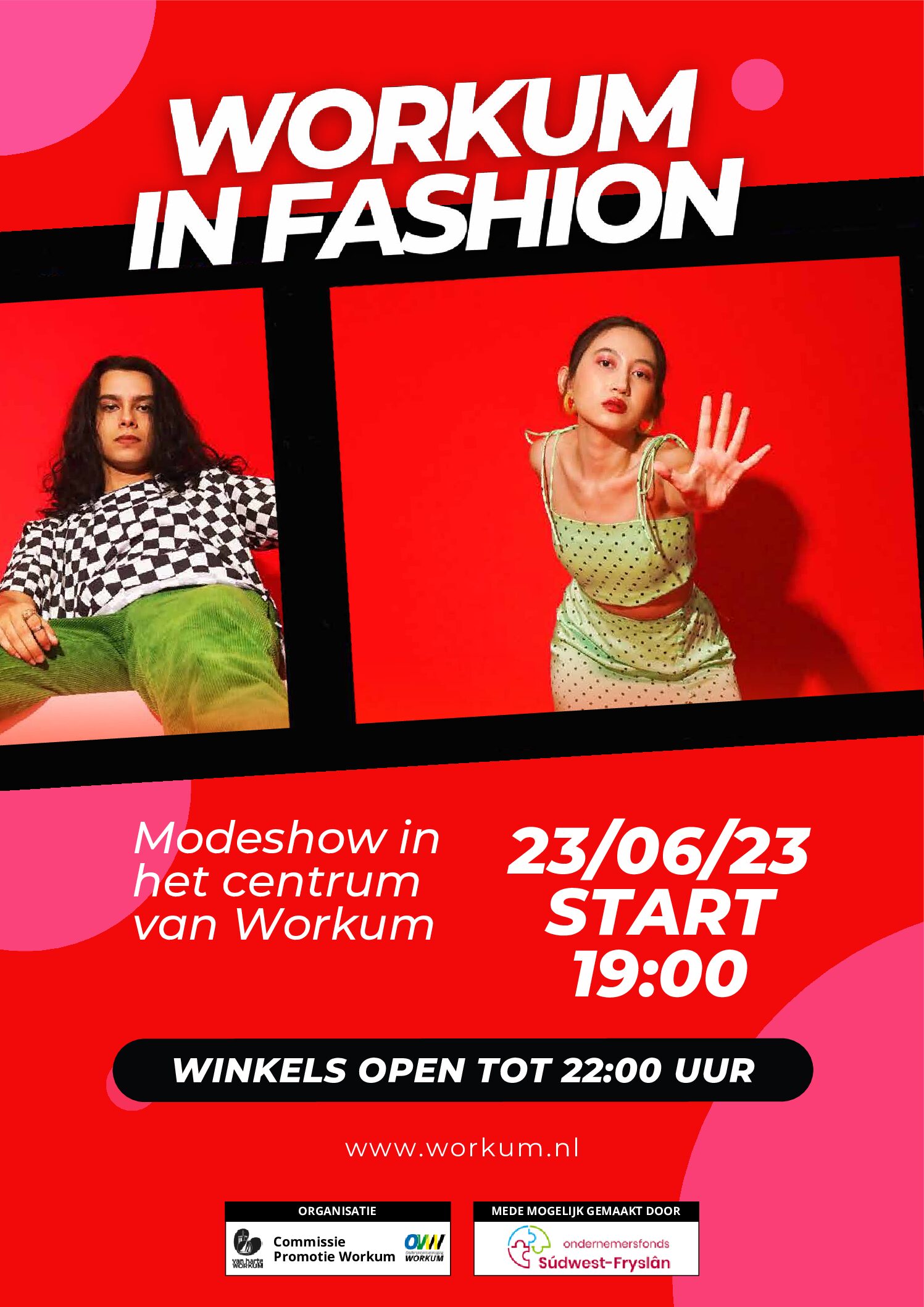 Foto bij het artikel: "Modeshow, Workum in FASHION"