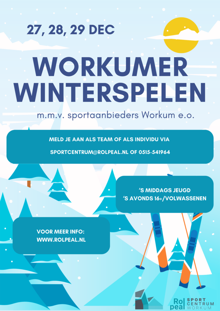 Programma Workumer Winterspelen en kerstvakantie Rolpeal