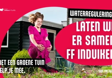 Foto bij het artikel: "Súdwest-Fryslân vergroent met klimaatsubsidie en gratis regentonnen"