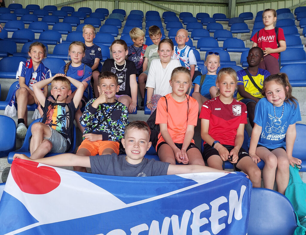 Groep 5 it Finster scoort er op los