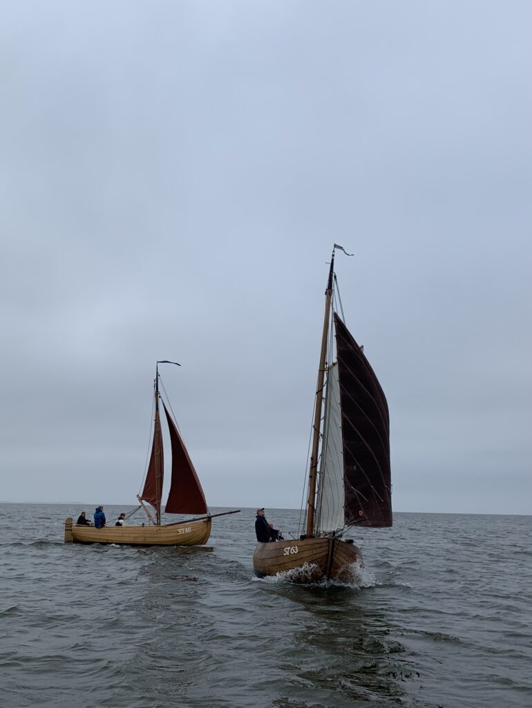 Zeilwedstrijd Staverse jollen te Laaxum