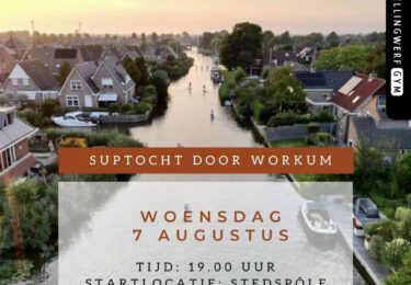 Foto bij het artikel: "SUPtocht door Workum"