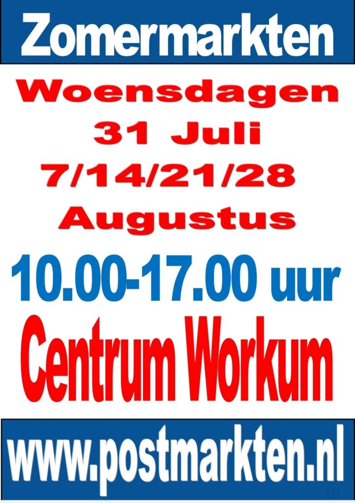 Zomermarkten en De Langste van Workum