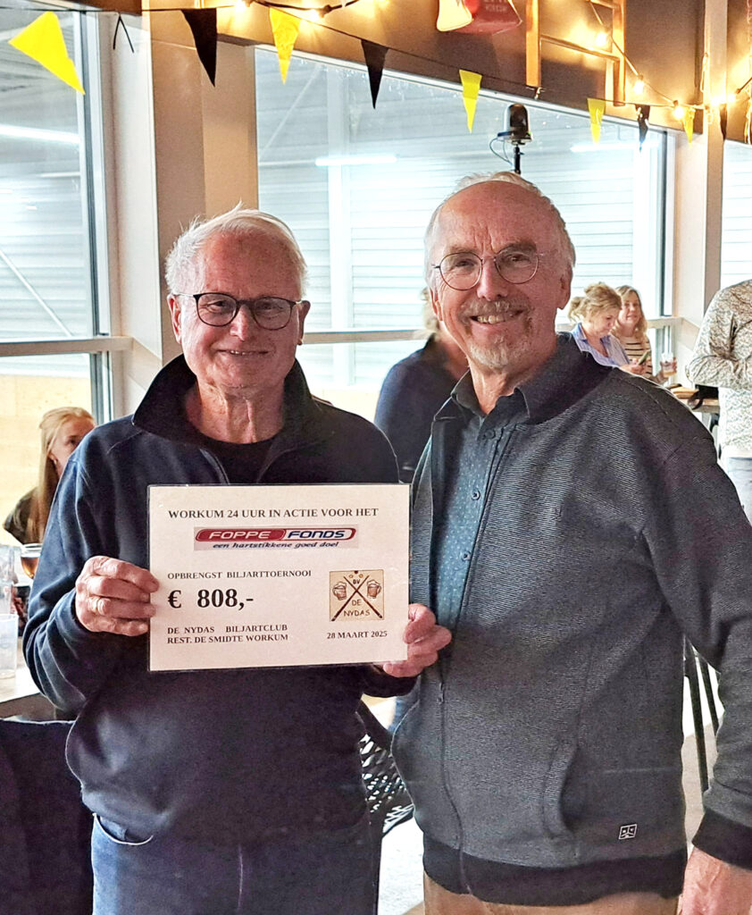 Auke Bandstra wint FOPPE-FONDS biljarttoernooi