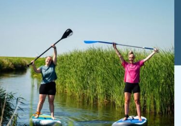 Foto bij het artikel: "Sup en kano festijn Workum een succes"