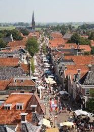 Foto bij het artikel: "Langste Markt van Workum"