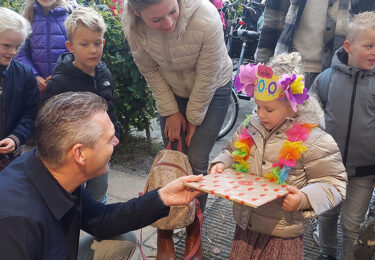 Foto bij het artikel: "CBS It Finster verwelkomt 200ste leerling"