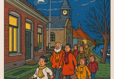 Foto bij het artikel: "Programma ‘Ferhalejûn’ in It Heidenskip"