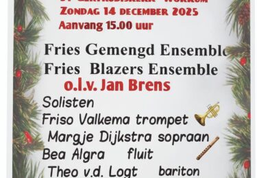Foto bij het artikel: "Groot kerstconcert Workum o.l.v. dirigent Jan Brens"