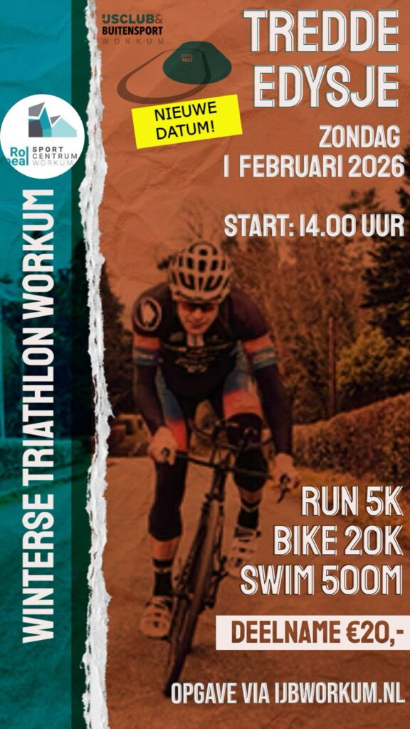 Fryslân Cup duathlon en triathlon start in Workum