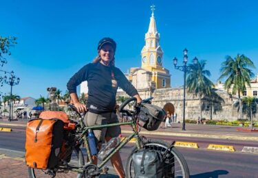 Foto bij het artikel: "Marica van der Meer fiets de wereld over, toen sloeg het noodlot toe….."