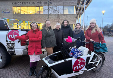 Foto bij het artikel: "Eerste Lytse Rûn Een groot succes"