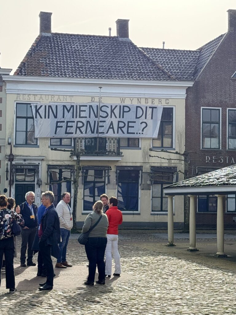 Stil protest in Workum