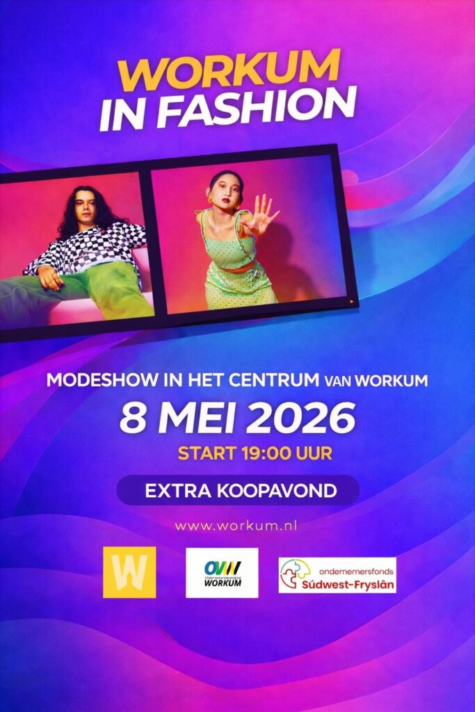 Modeshow op de Wymerts in Workum