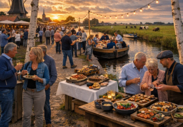 Foto bij het artikel: "Walking dinner"