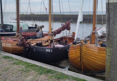 Foto bij het artikel: "Geslaagde start zeilseizoen Staverse jollen in Laaxum"