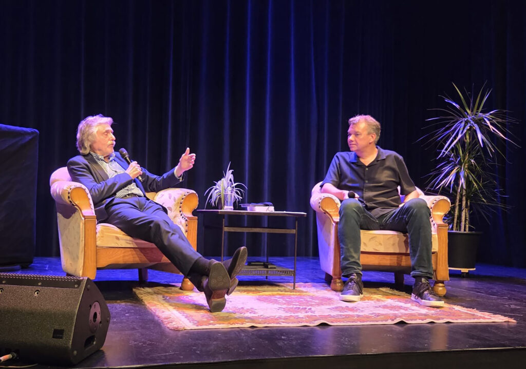 Johan Derksen op dreef in Workum