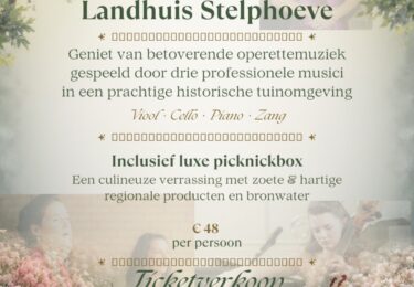Foto bij het artikel: "Operette & Picknick in de tuin"