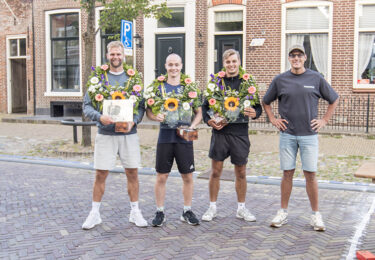 Foto bij het artikel: "Spanning bij geslaagde straatkaatspartij"