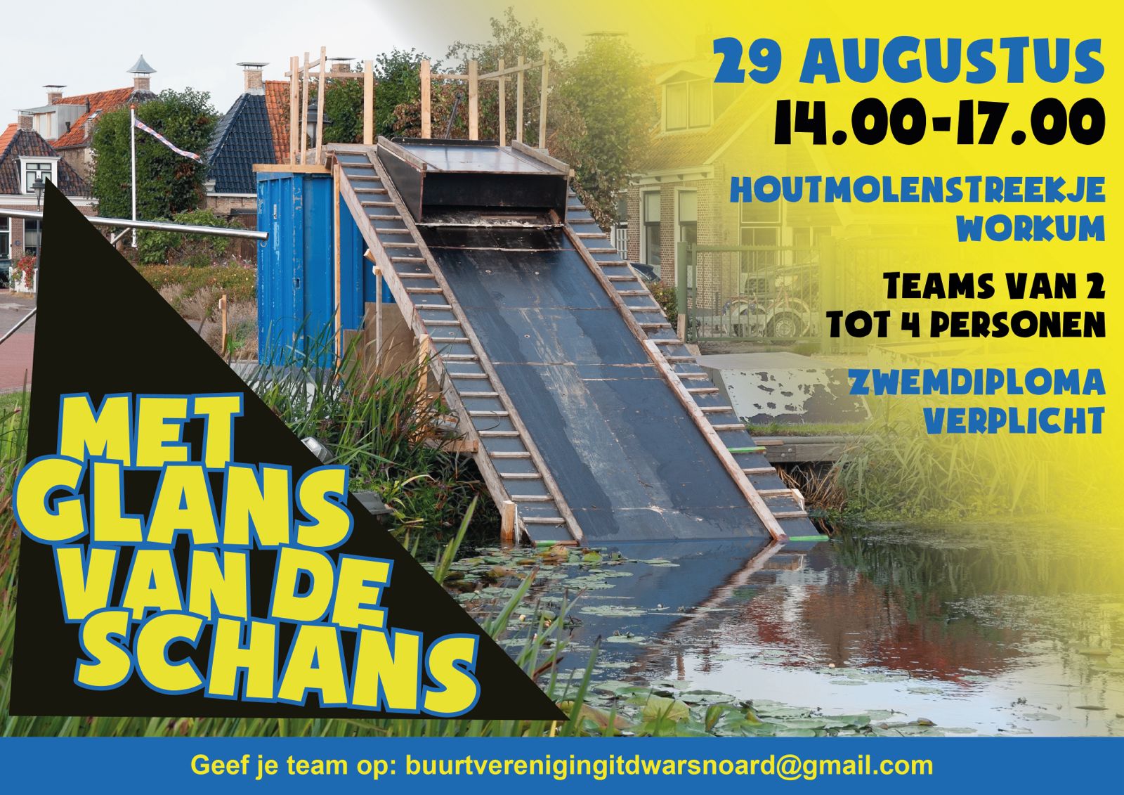 Met glans van de schans