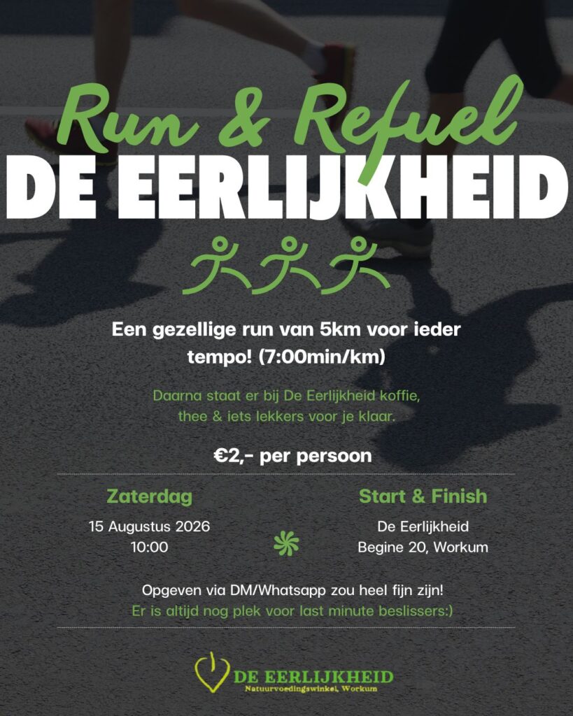 Run & Refuel De Eerlijkheid