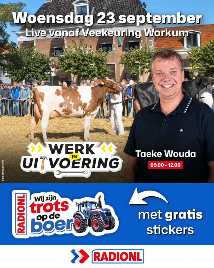 RADIONL zendt live uit vanaf Veekeuringsdag in Workum