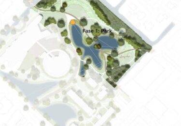 Foto bij het artikel: "Ontwerp Stadspark Workum klaar"